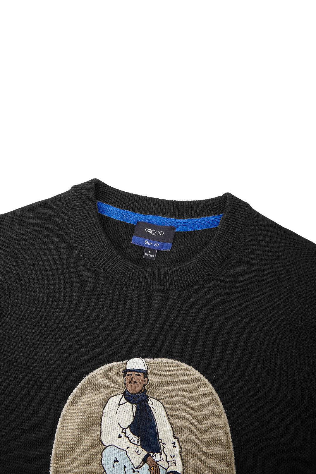 G2000 X Rodrigo Saldana Crew Neck Knit Sweater