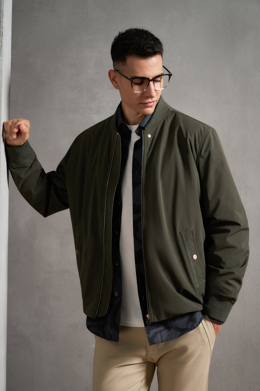 G2000 MAN-nylon-blend-jacket-58187018-Green