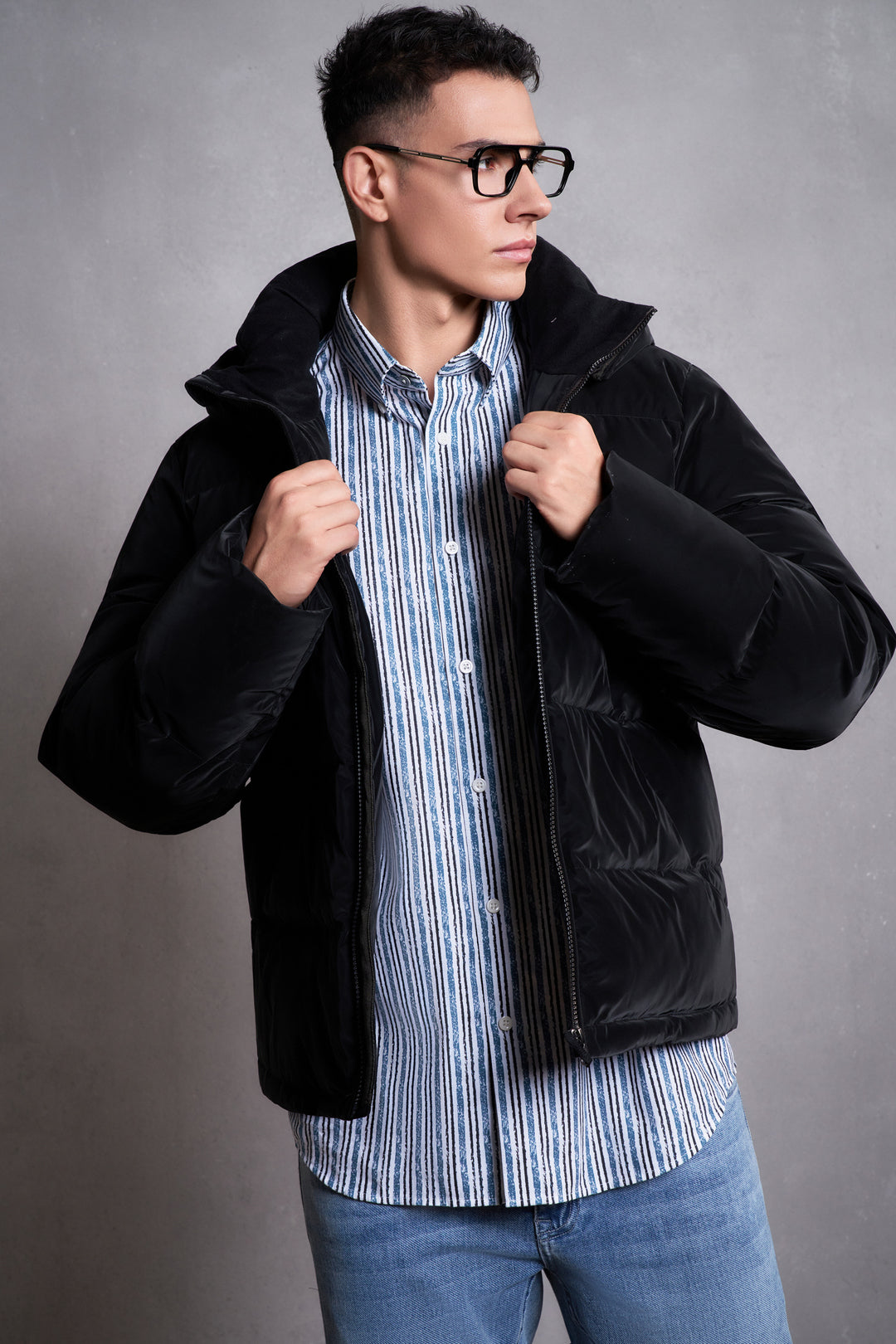 G2000 MAN-polyester-down-jacket-58192044-Black