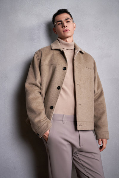 G2000 MAN-wool-blend-coat-58195244-Beige