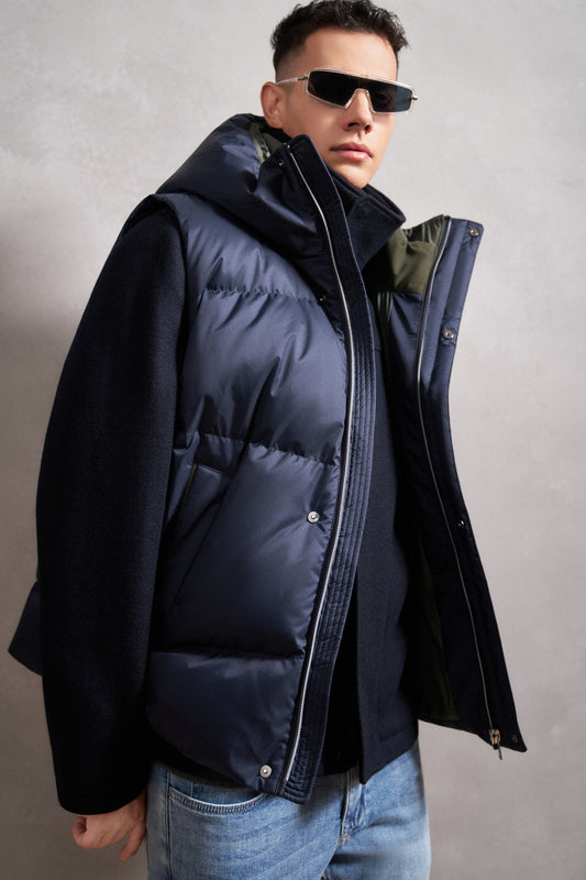 G2000 MAN-water-repellent-down-jacket-58196034-Blue