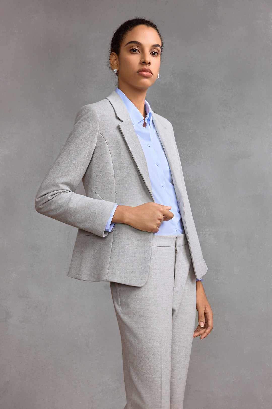 Brushed 標準領套裝西裝外套