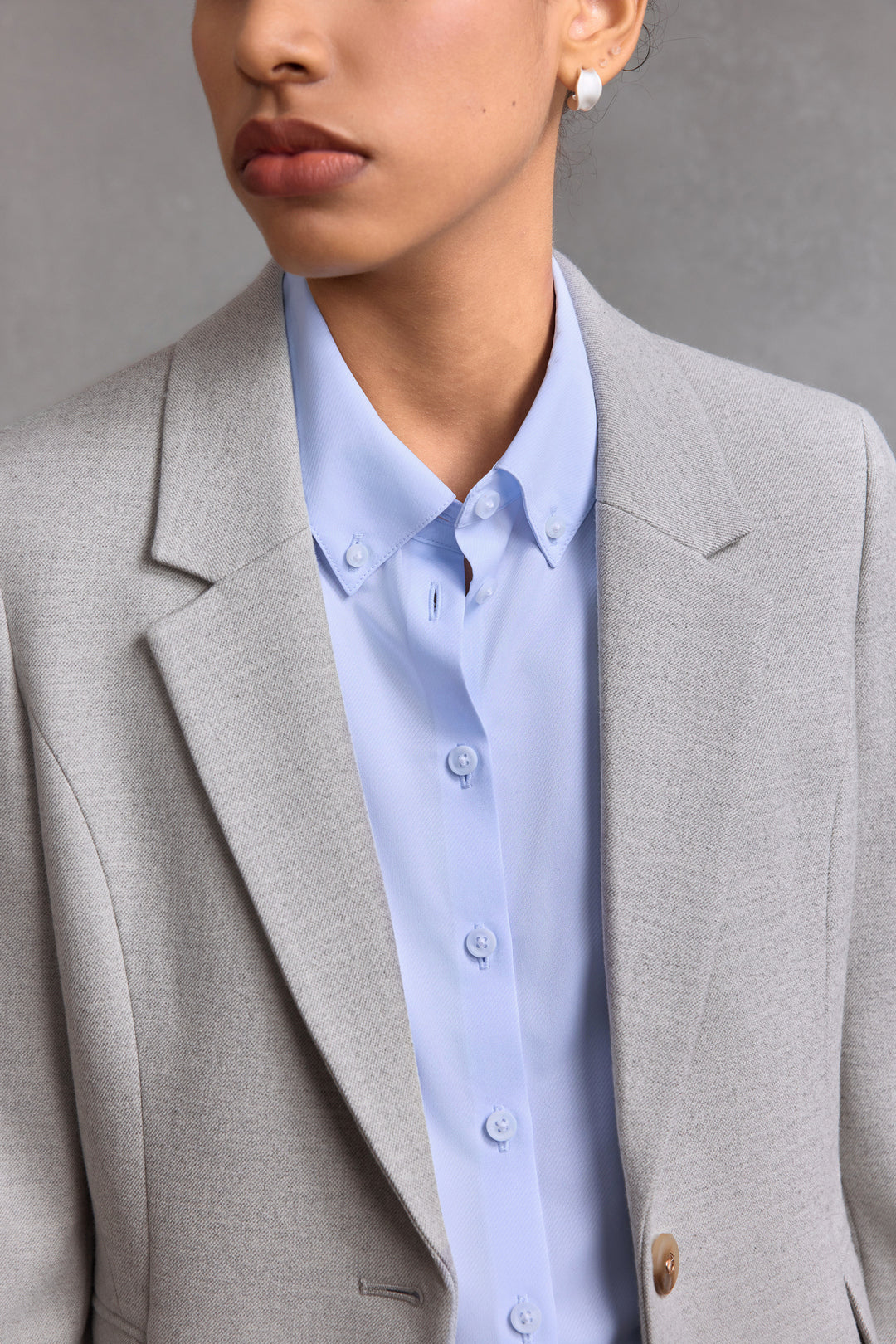 Brushed 標準領套裝西裝外套