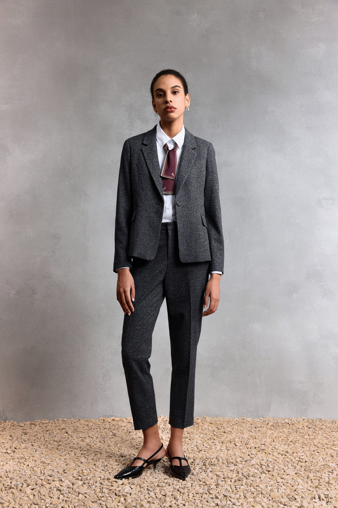 Brushed 標準領套裝西裝外套