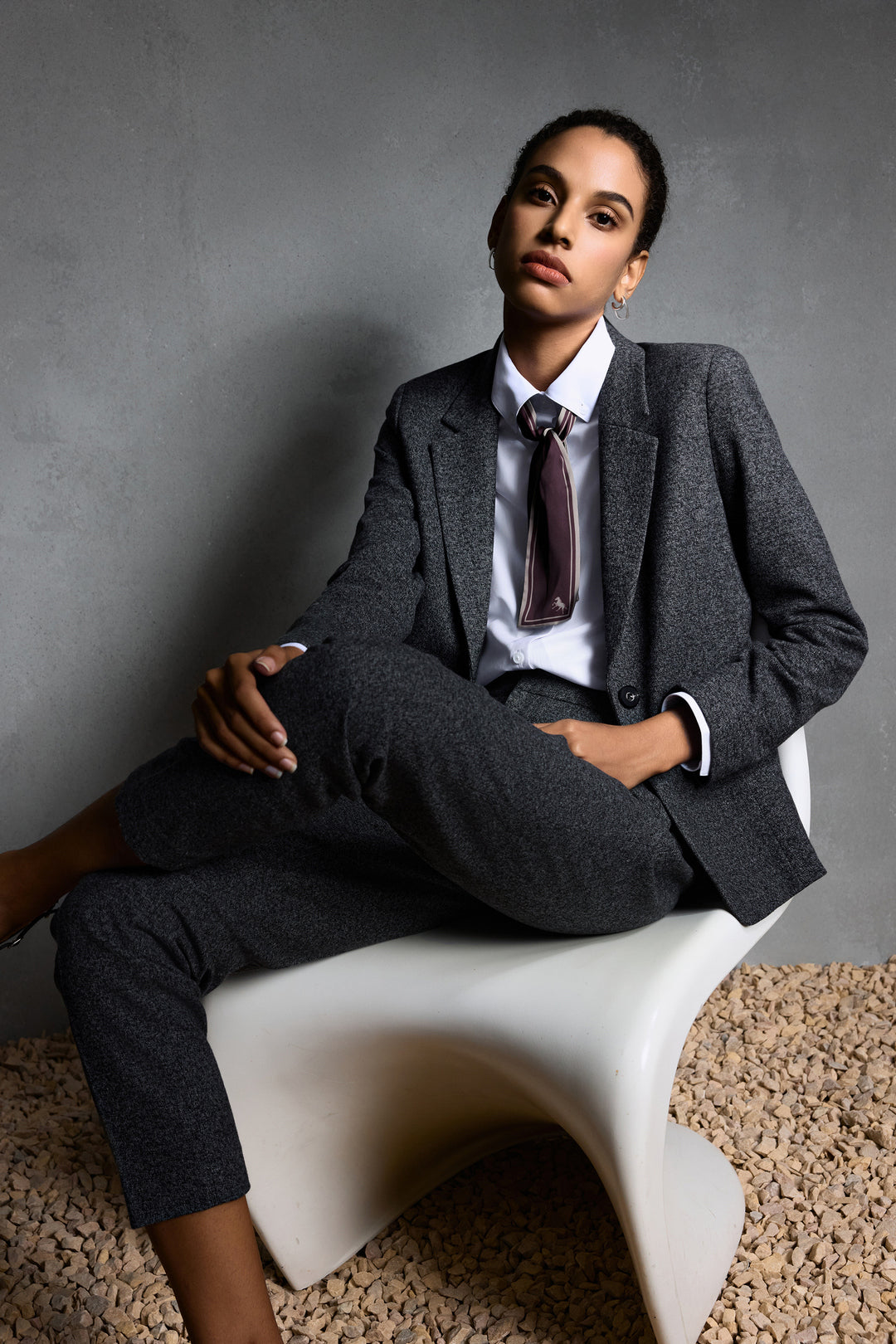 Brushed 標準領套裝西裝外套