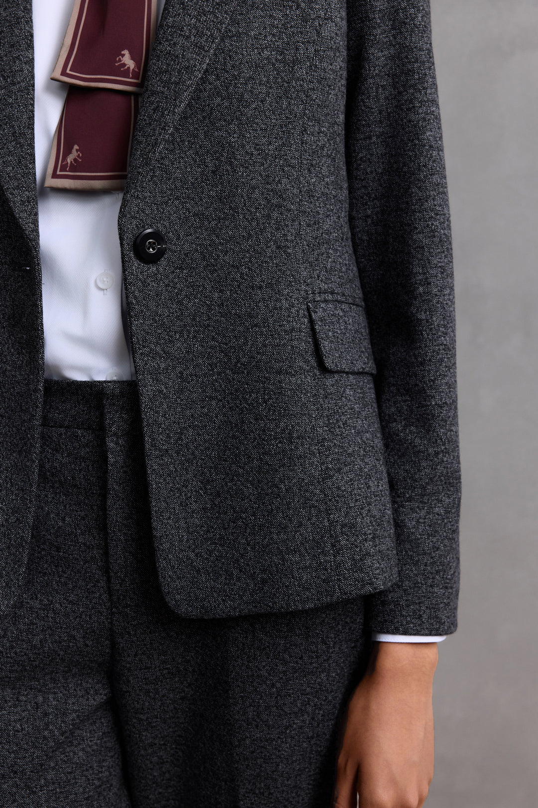 Brushed 標準領套裝西裝外套