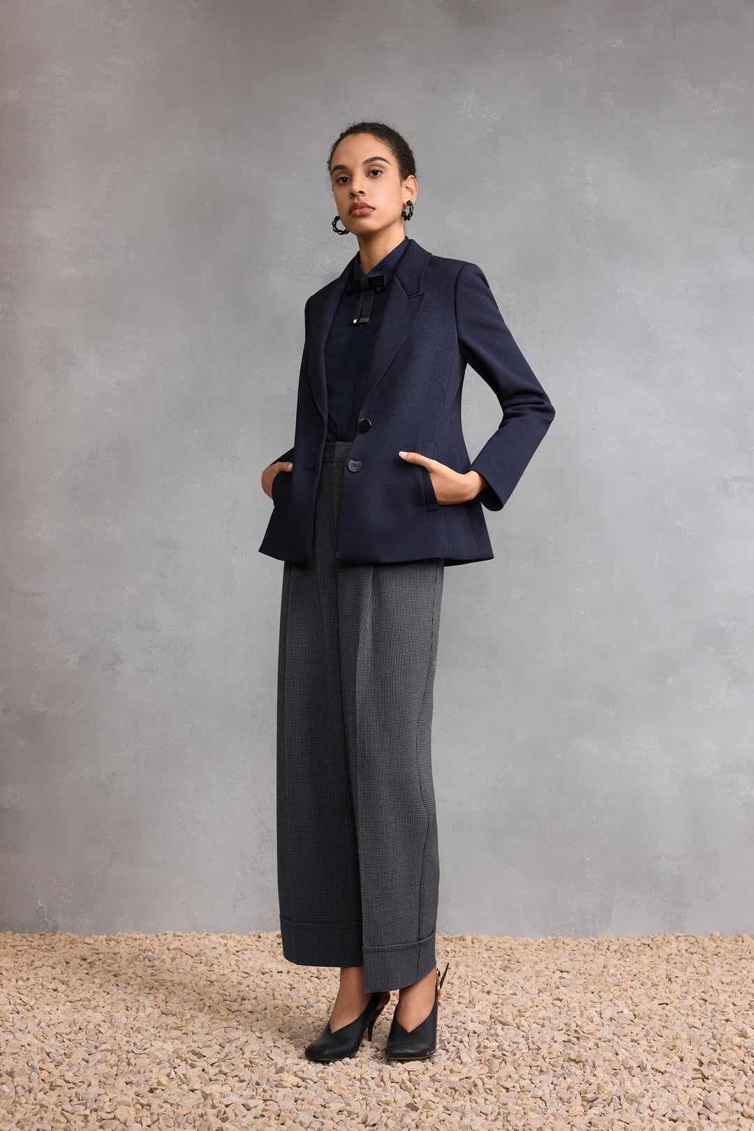 劍領長袖獨立西裝外套