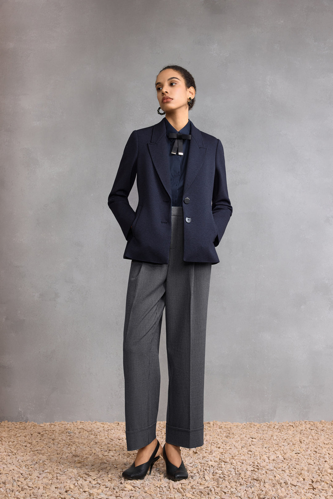 劍領長袖獨立西裝外套