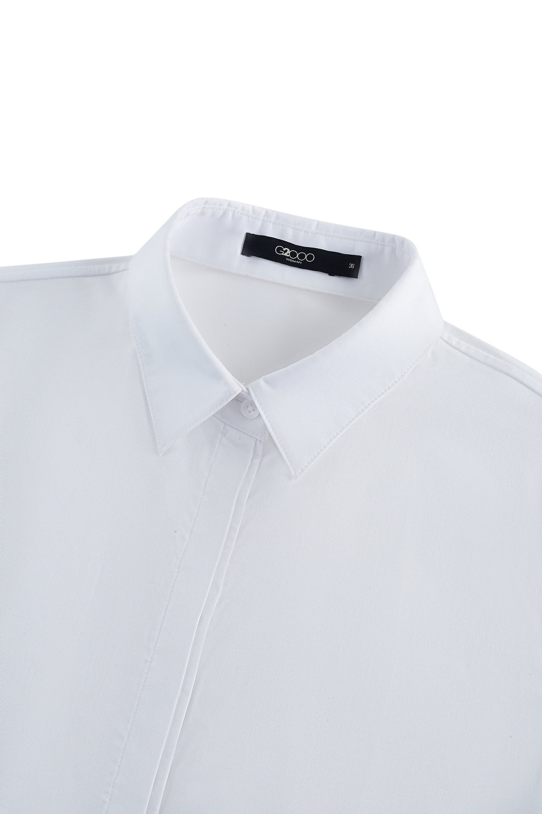 Modal 恤衫領長袖商務恤衫(配可拆卸領帶)