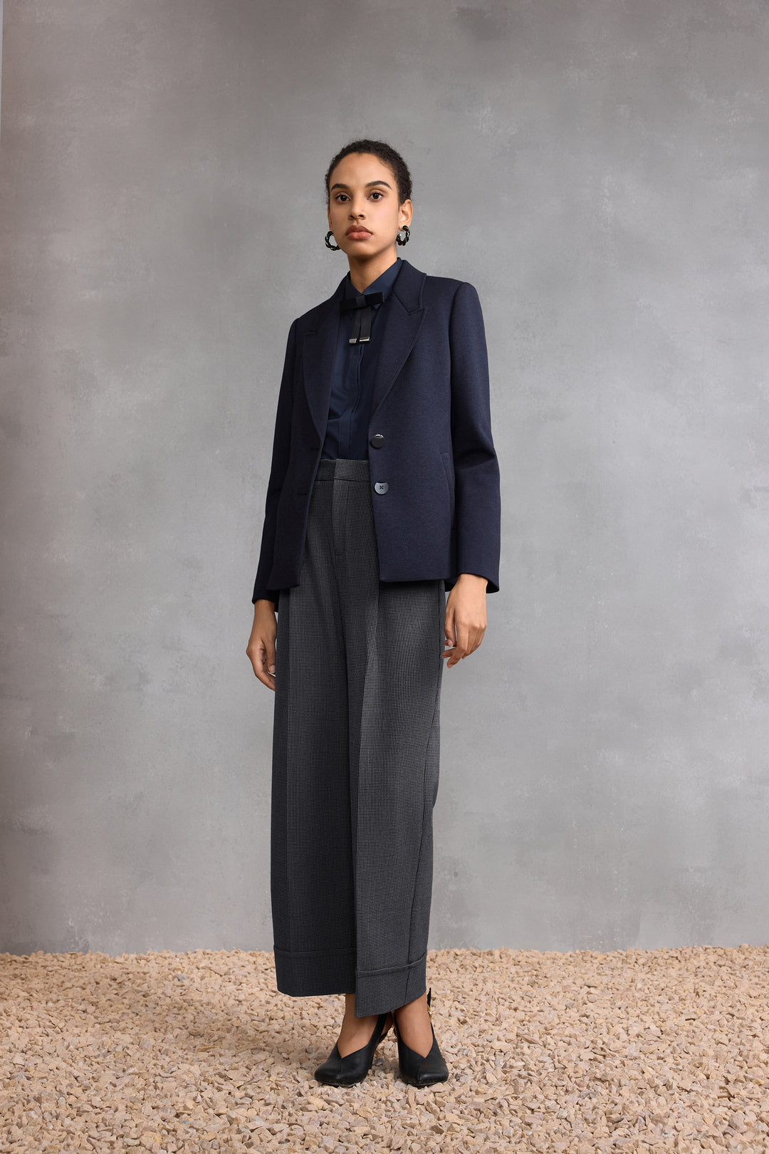 Modal 恤衫領長袖商務恤衫(配可拆卸領帶)