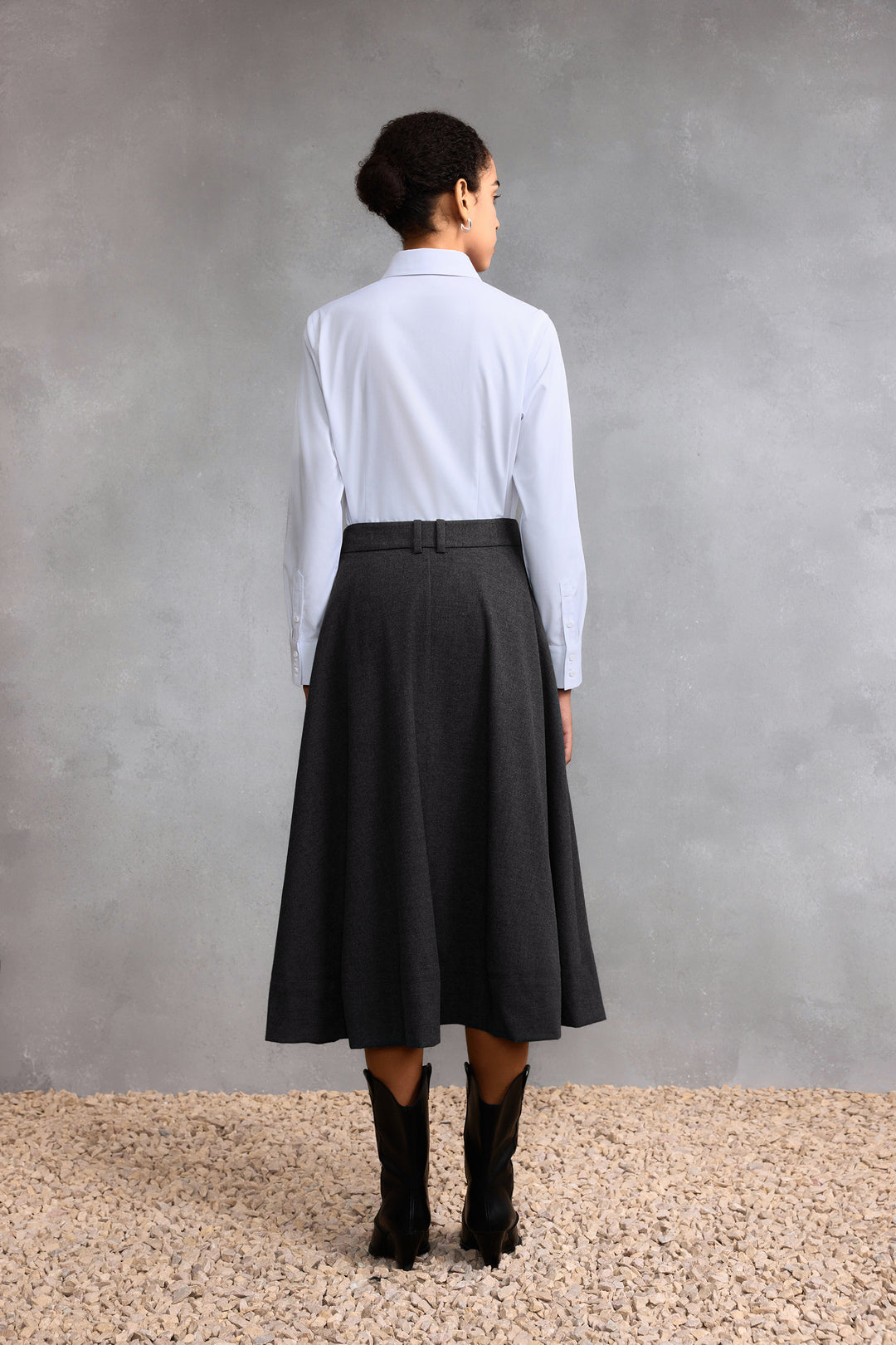 Modal 恤衫領長袖商務恤衫