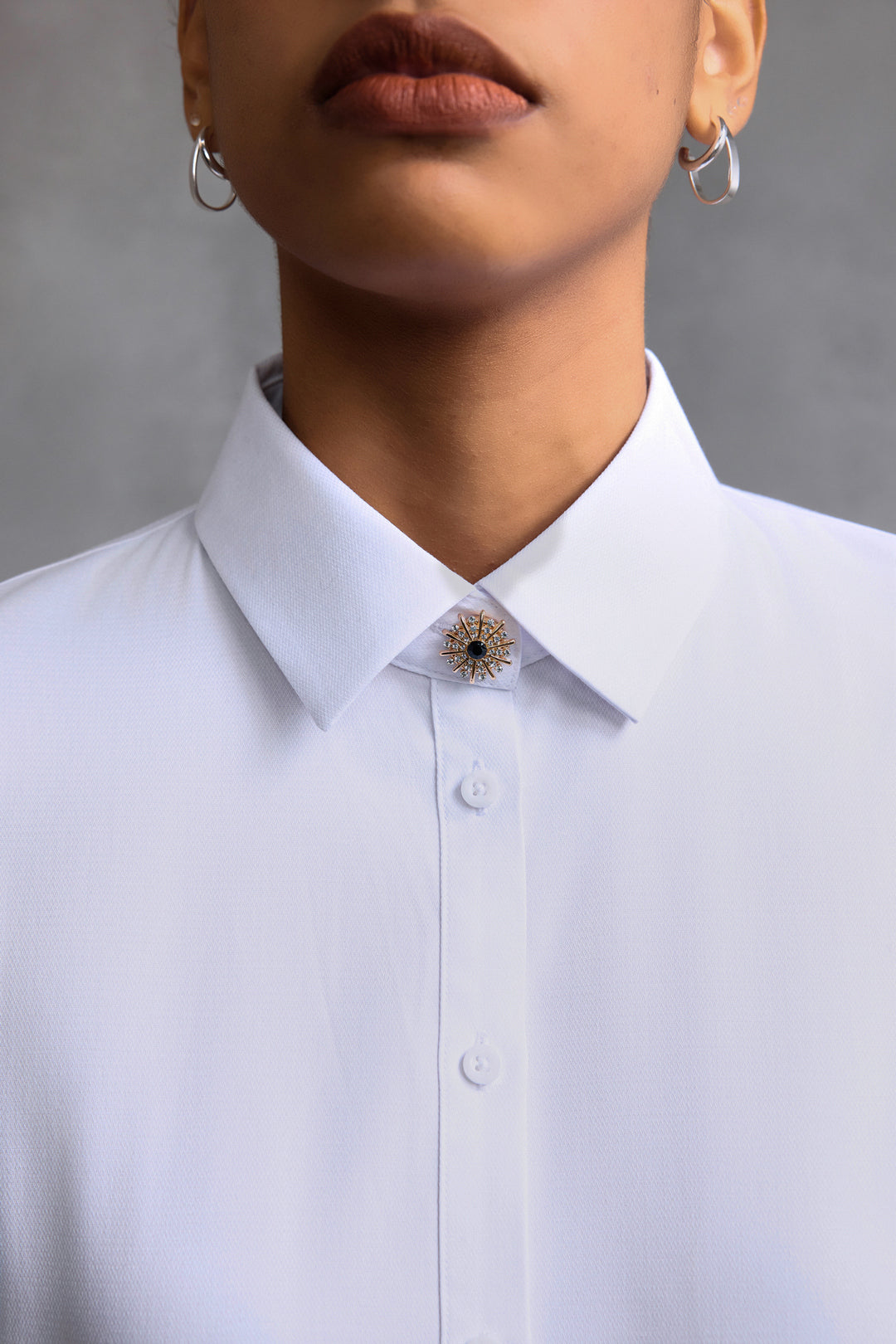 Modal 恤衫領長袖商務恤衫