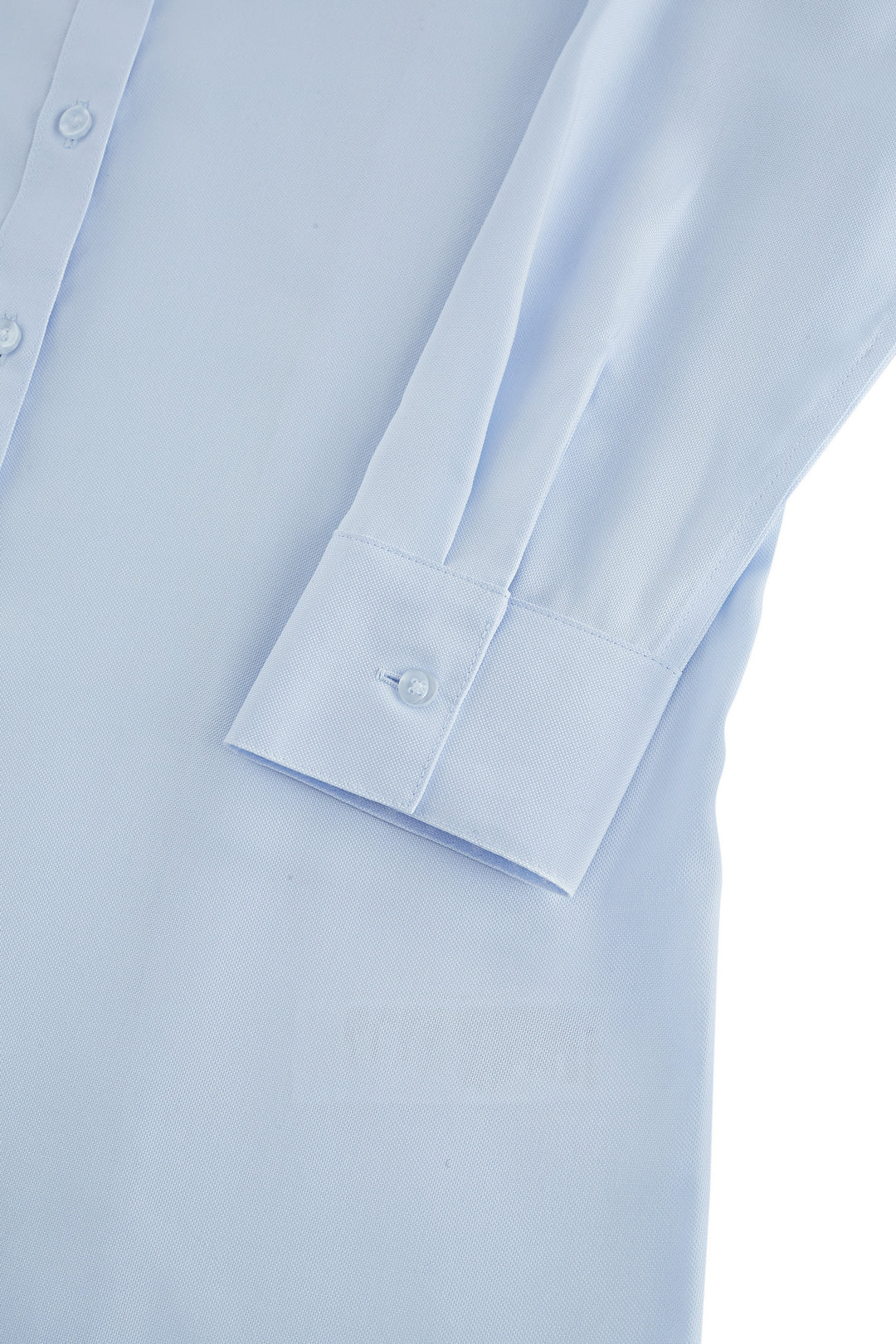 Non-Iron 恤衫領長袖商務恤衫(配可拆卸領帶)