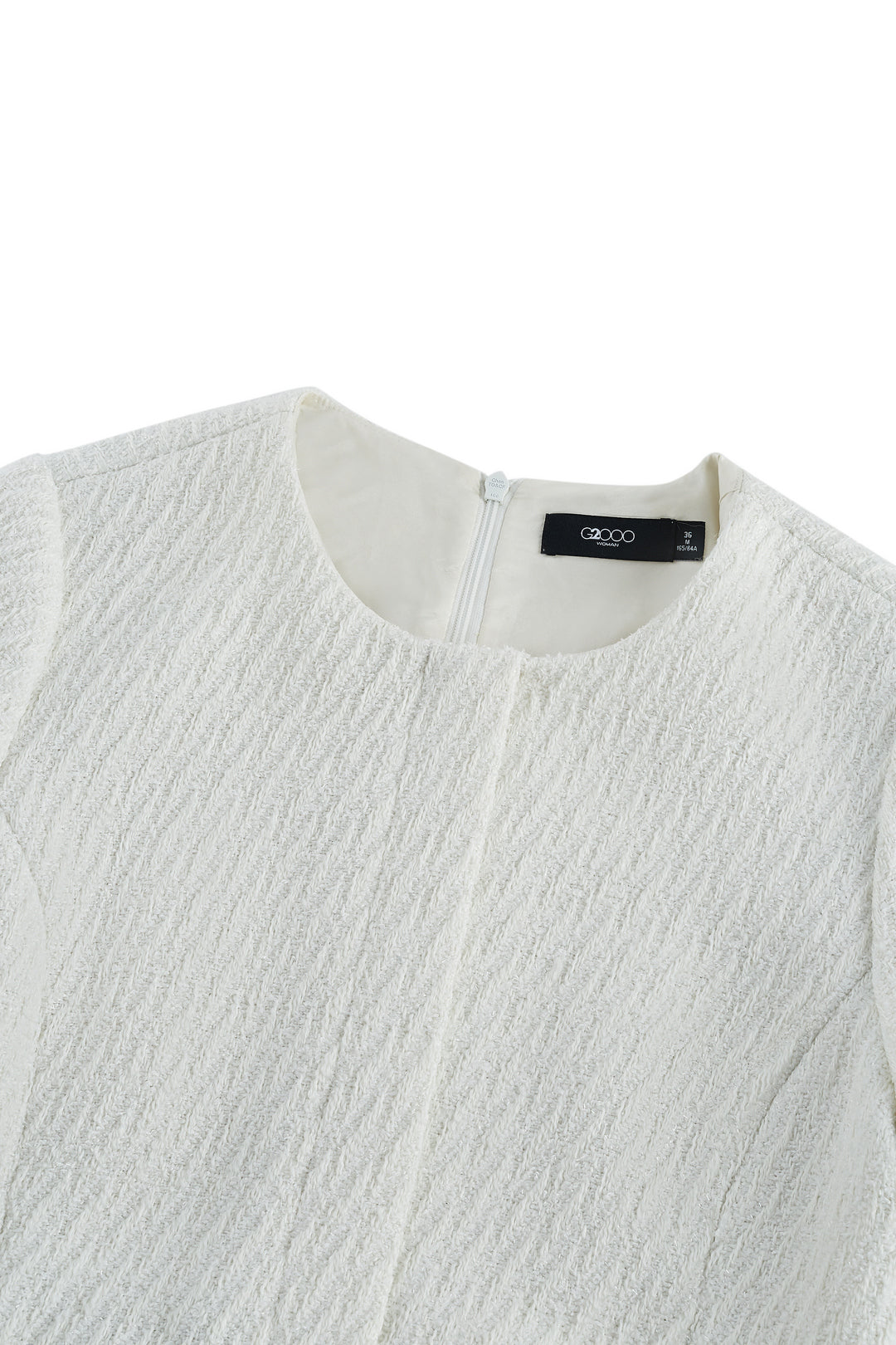 圓領短袖連身裙(配鏈條腰帶)