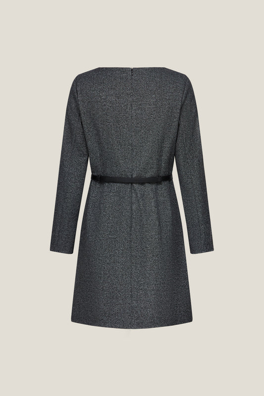 Brushed U領連身裙