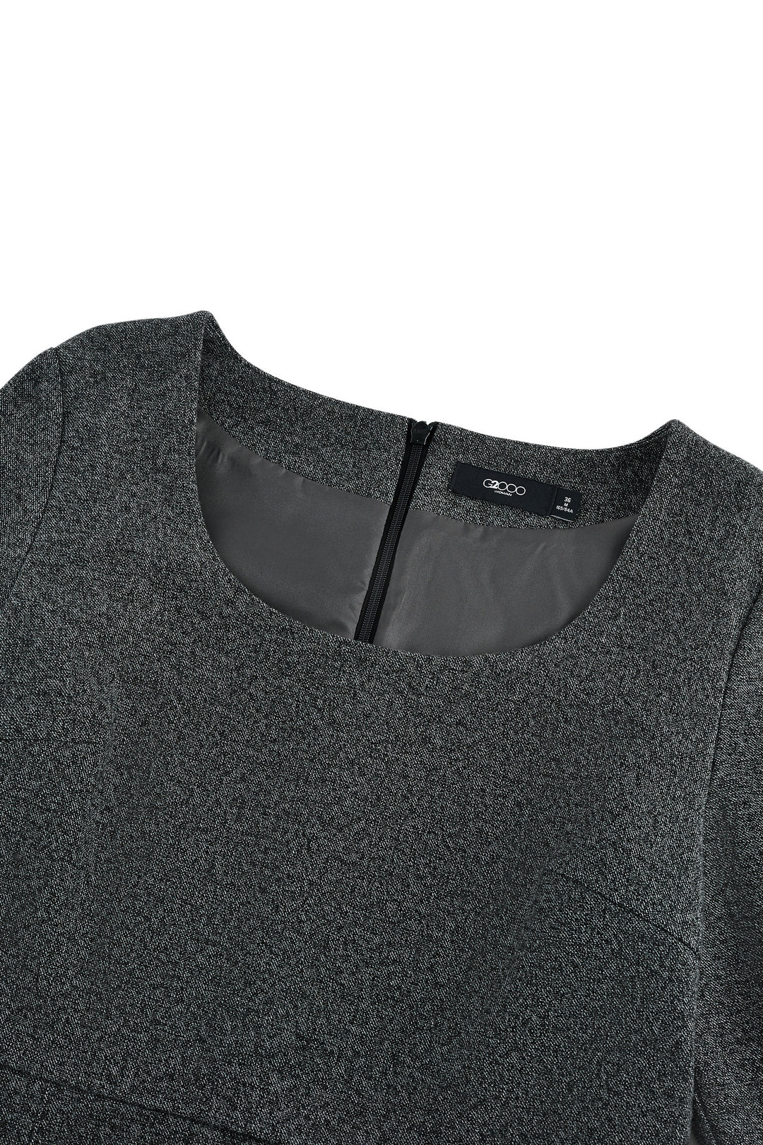 Brushed U領連身裙