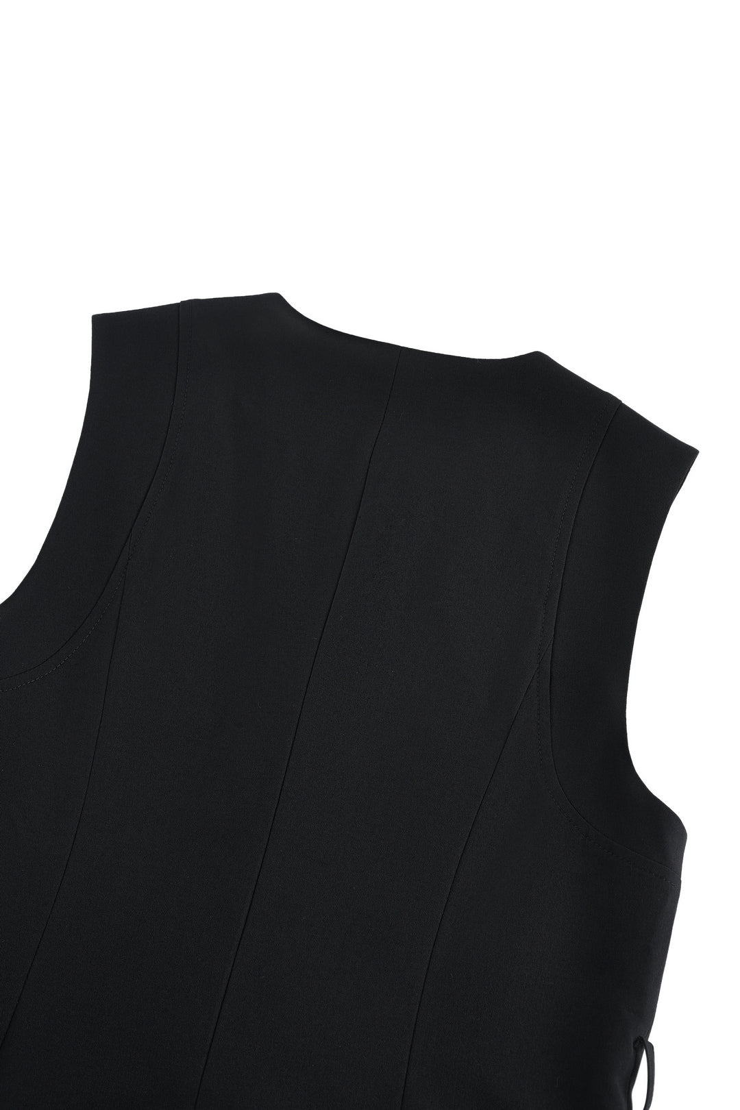 翻領無袖連身裙