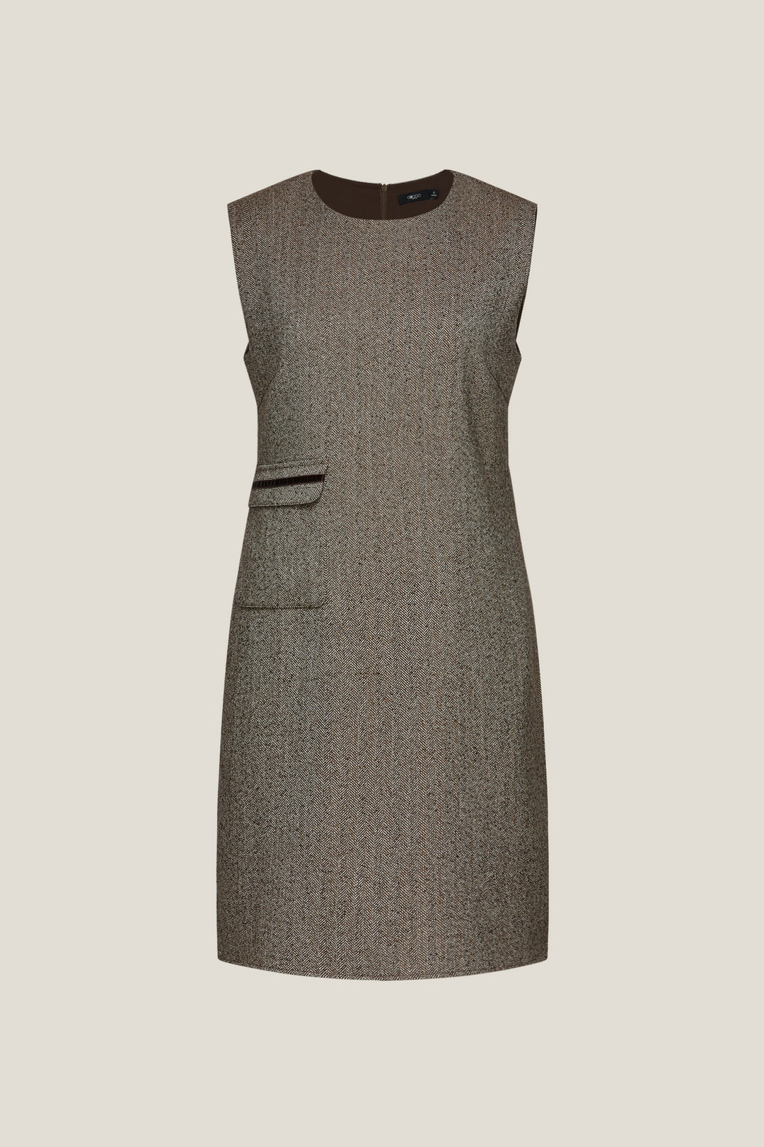 G2000 WOMAN-round-neck-sleeveless-dress-58232067-Brown