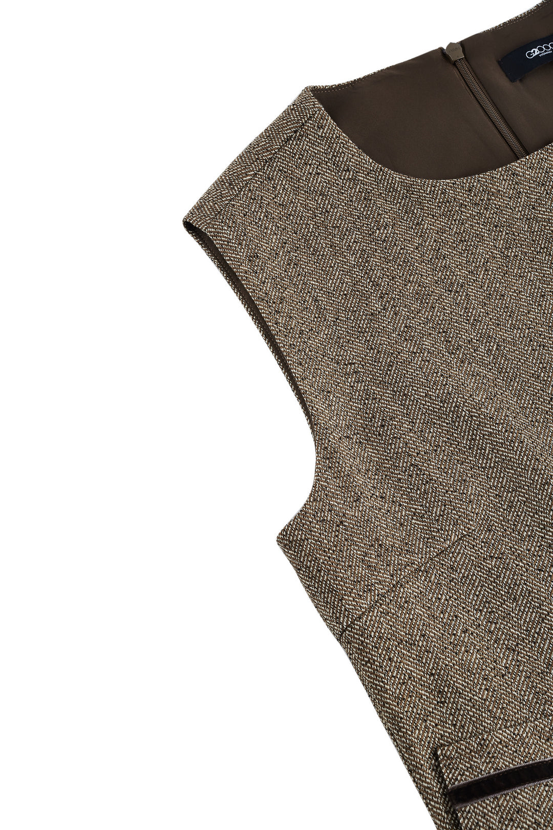 圓領無袖連身裙