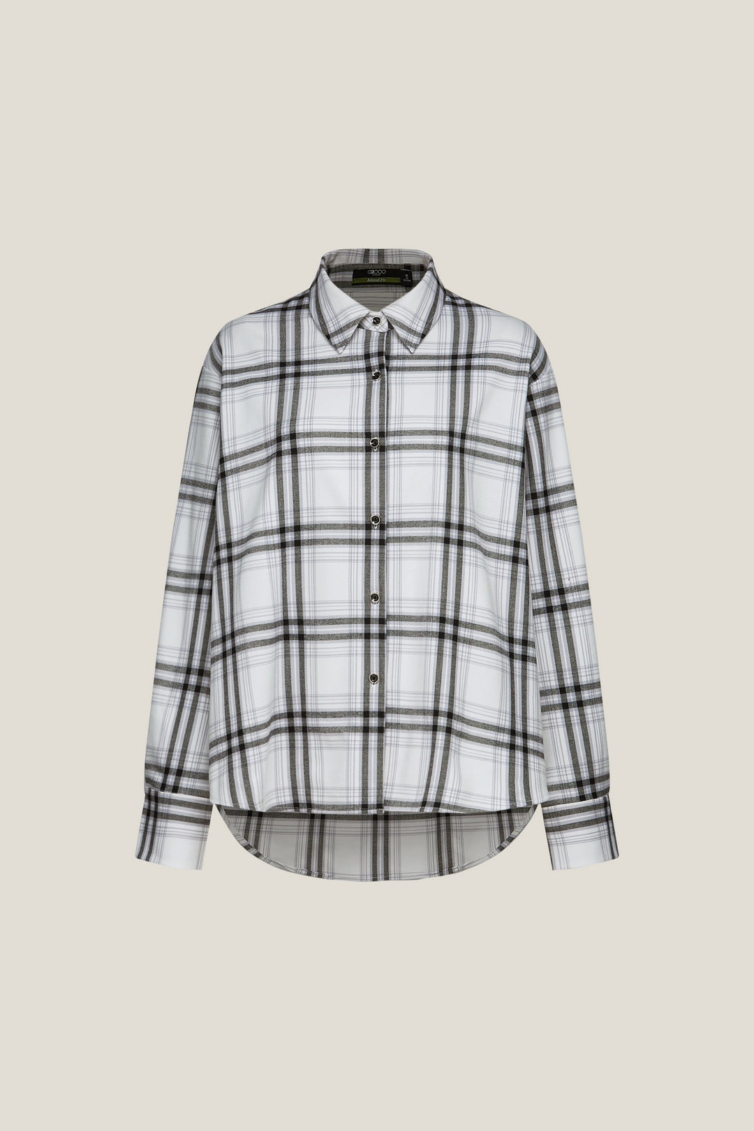 G2000 WOMAN-lapel-collar-long-sleeve-short-sleeve-casual-shirt-58232857-White