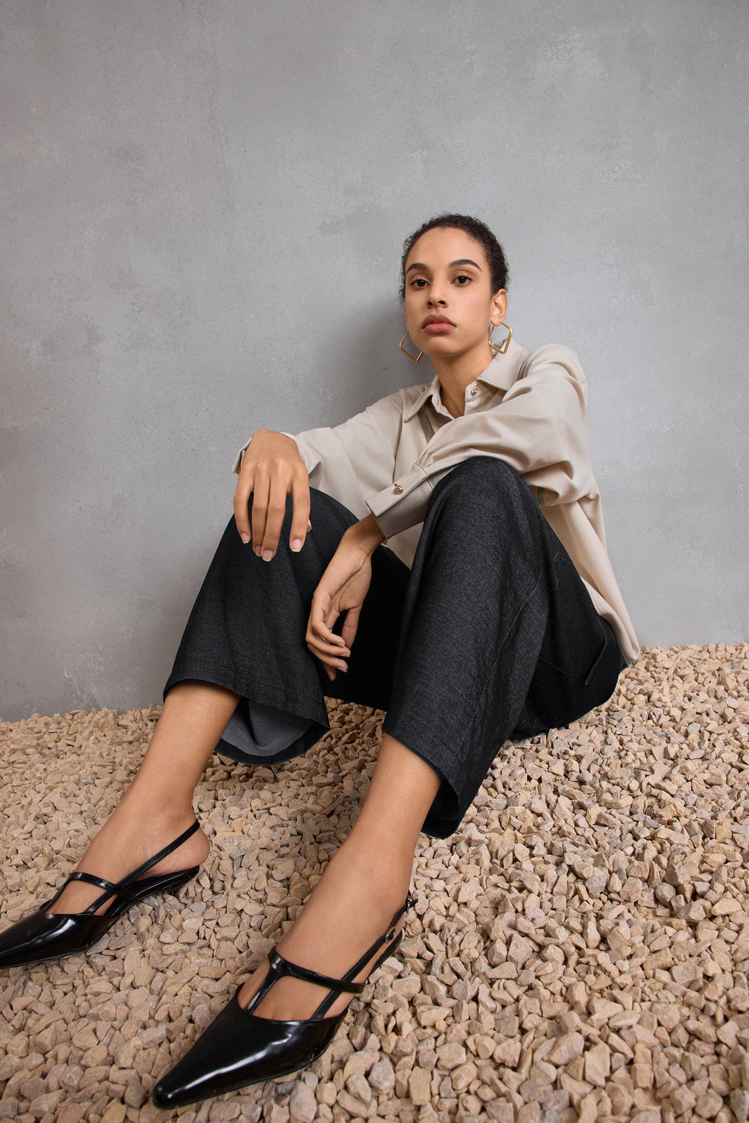 Brushed 翻領休閒恤衫