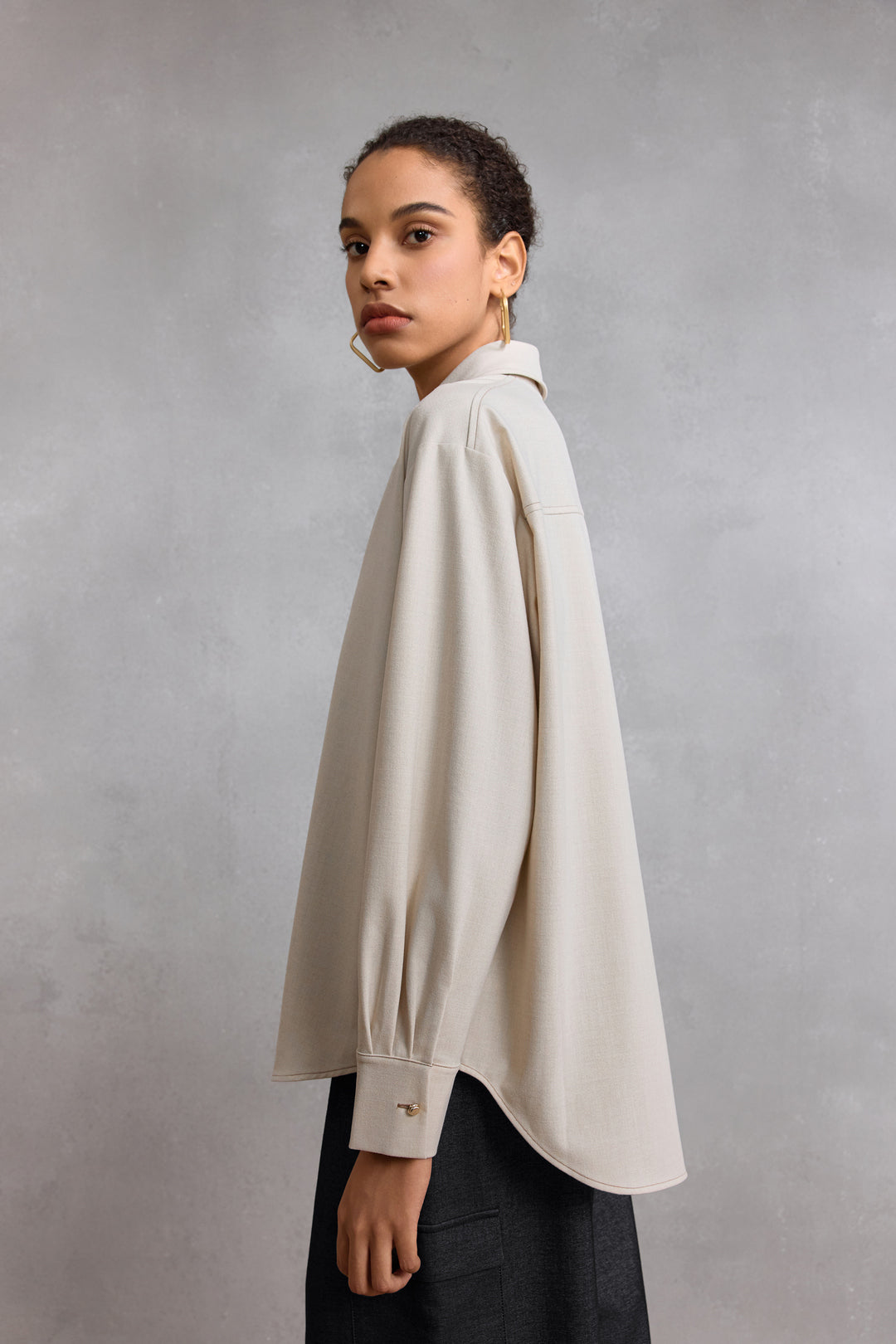 Brushed 翻領休閒恤衫