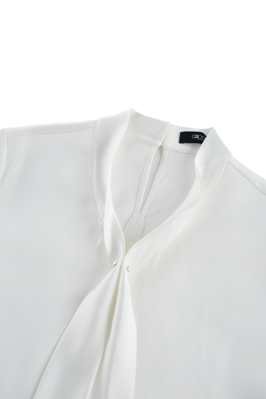 Satin 企領襯衫(配領帶)