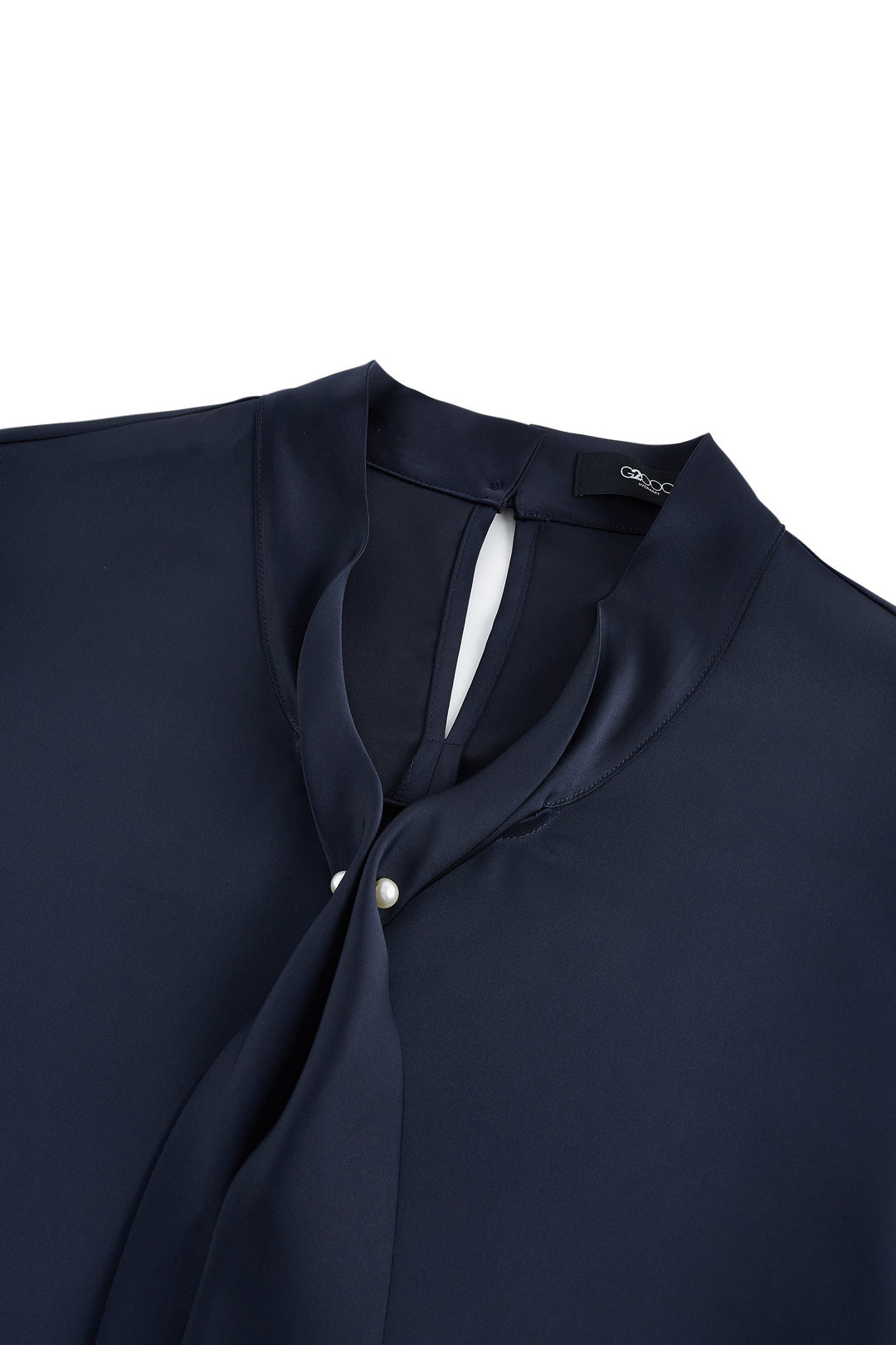 Satin 企領襯衫(配領帶)