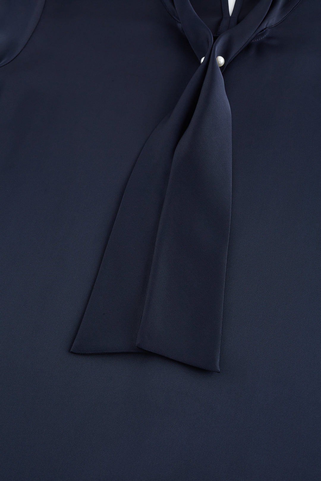 Satin 企領襯衫(配領帶)