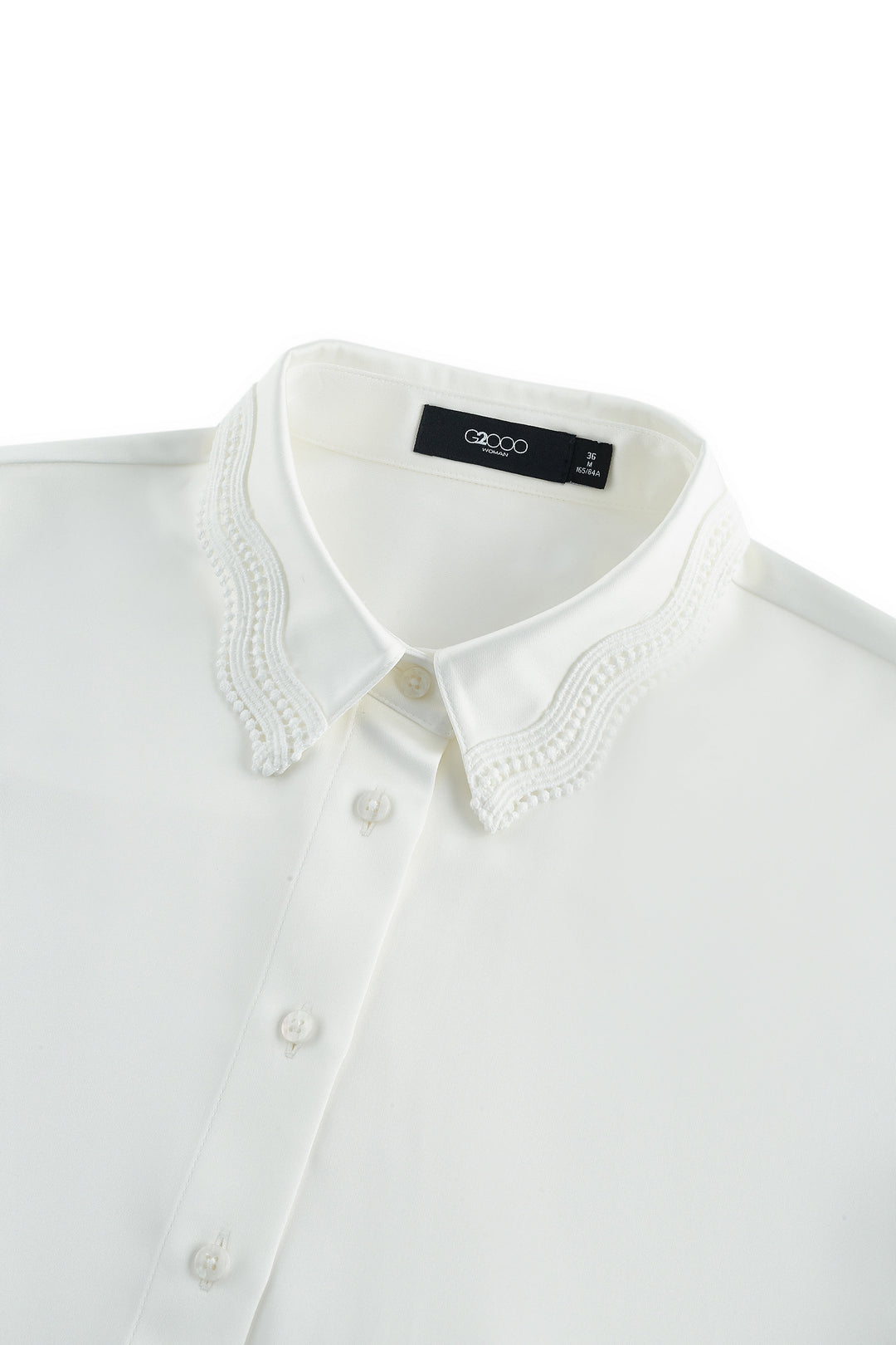 Satin Lapel Collar Blouse