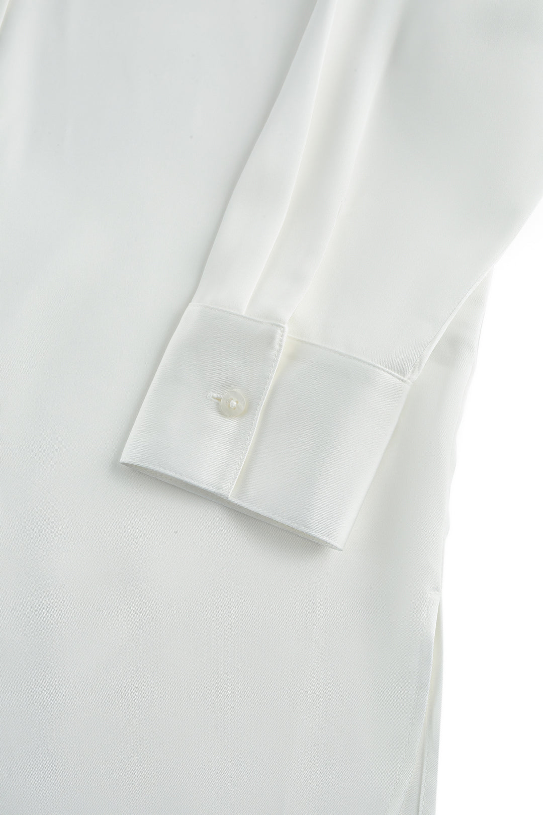 Satin Lapel Collar Blouse