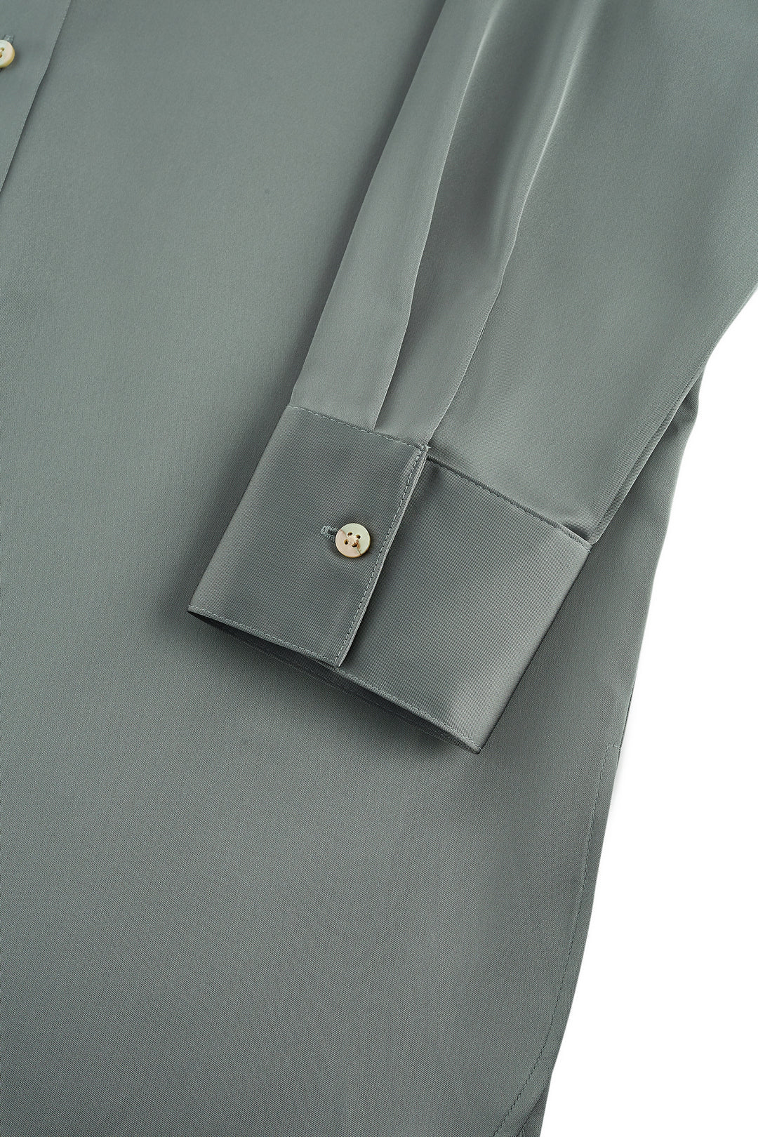 Satin Lapel Collar Blouse