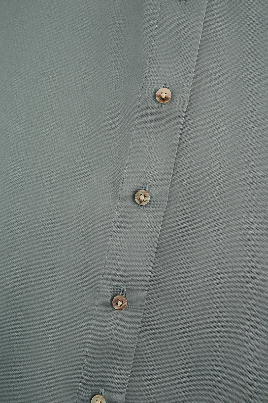 Satin Lapel Collar Blouse