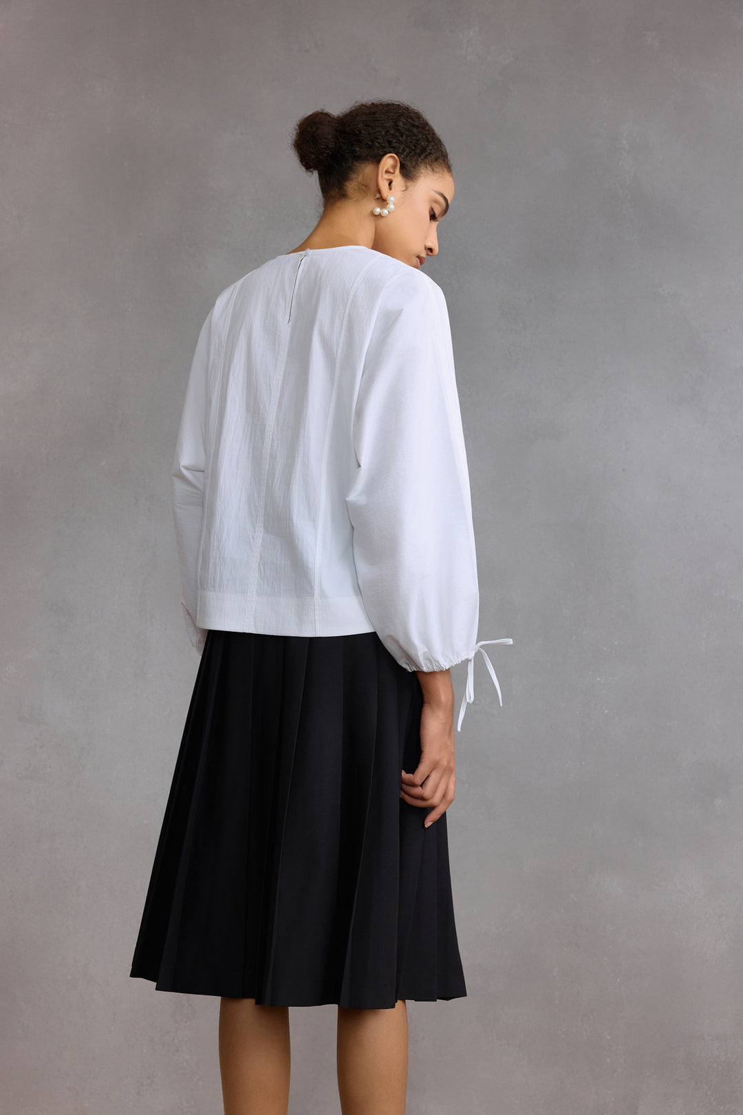 Textured 圓領襯衫