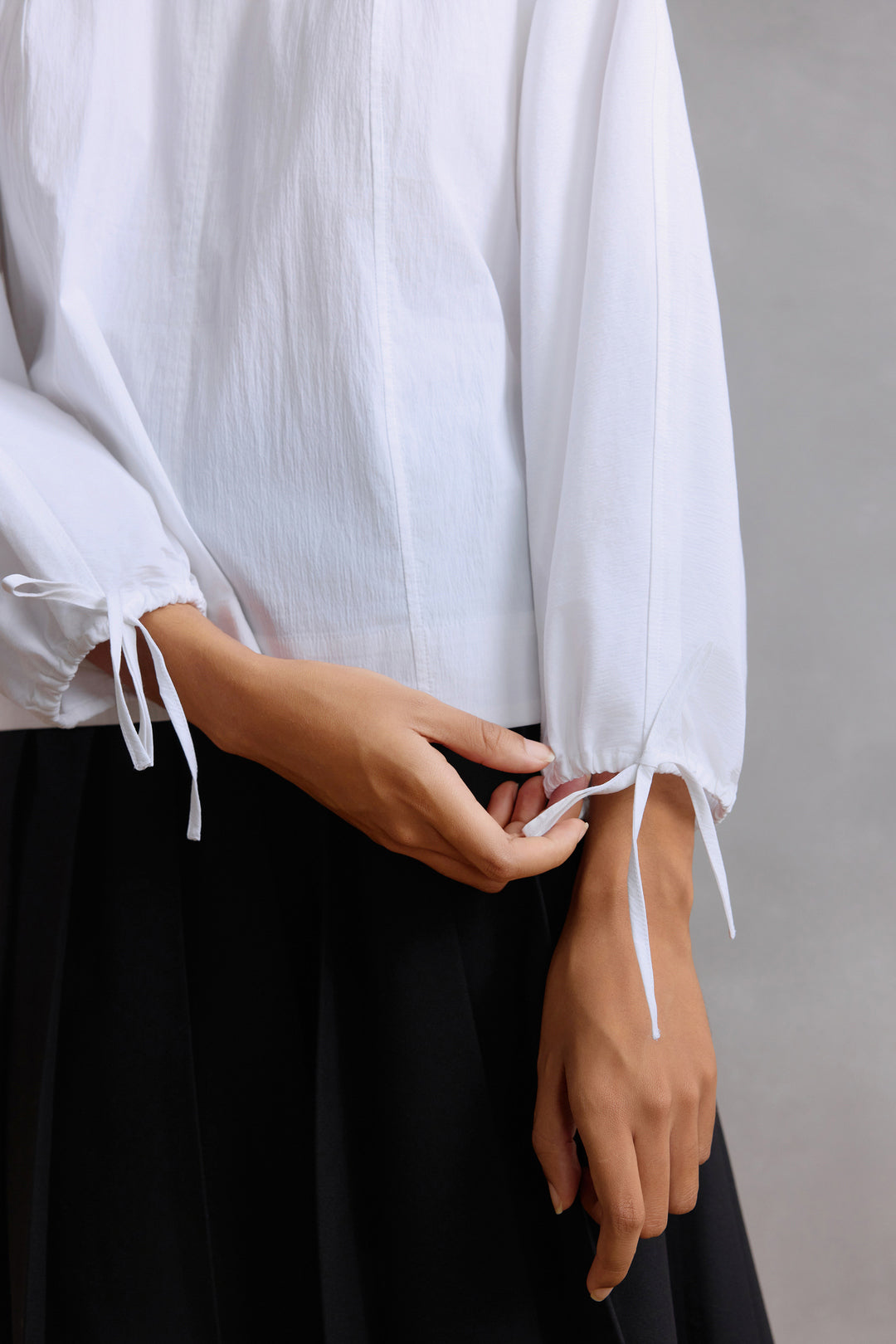 Textured 圓領襯衫