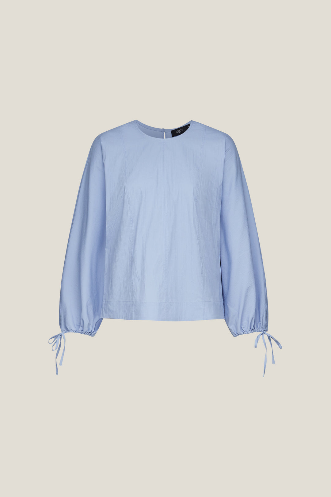 G2000 WOMAN-round-neck-long-sleeve-short-sleeve-blouse-58243450-Blue
