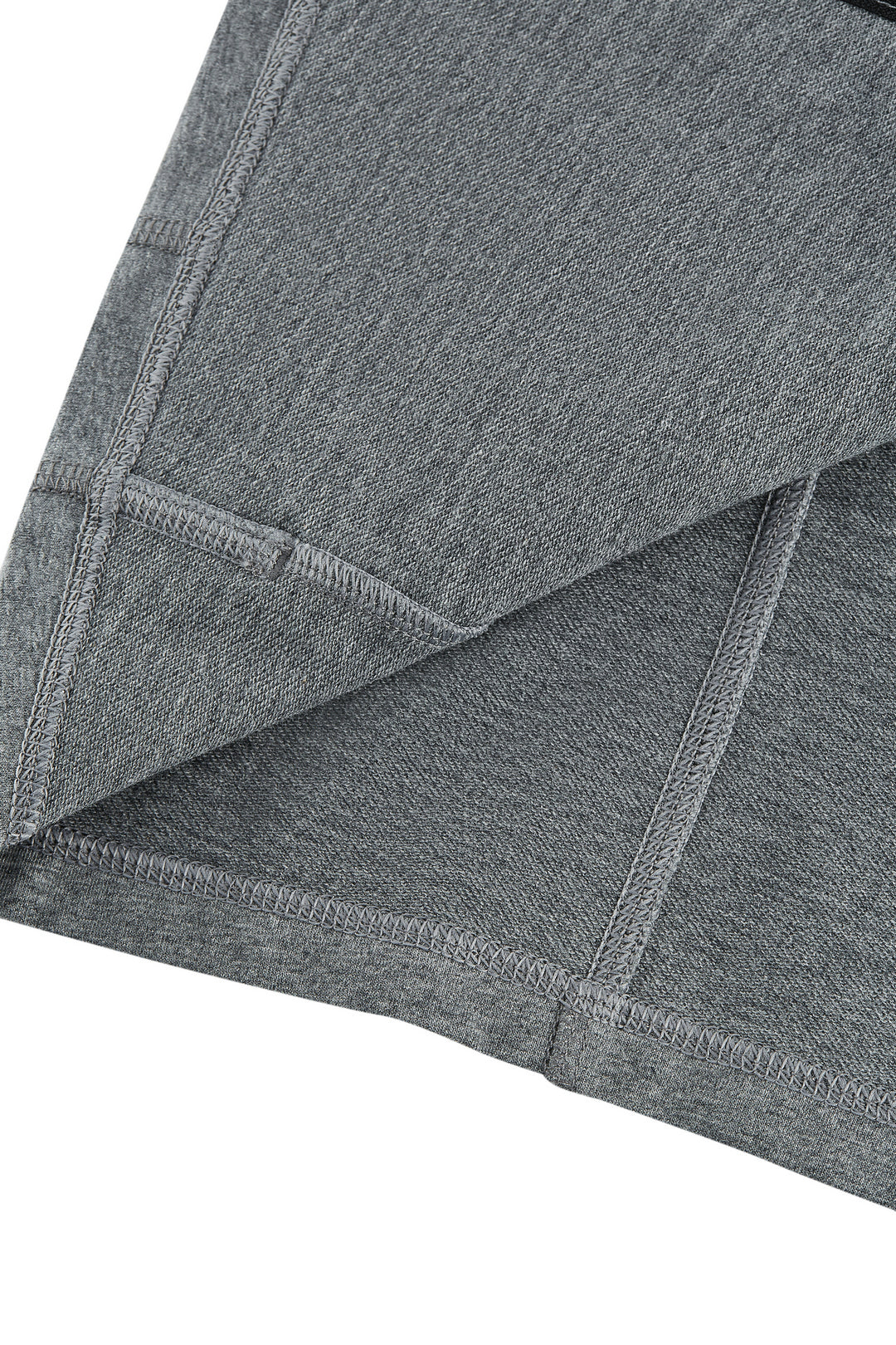 企領長袖切駁衫