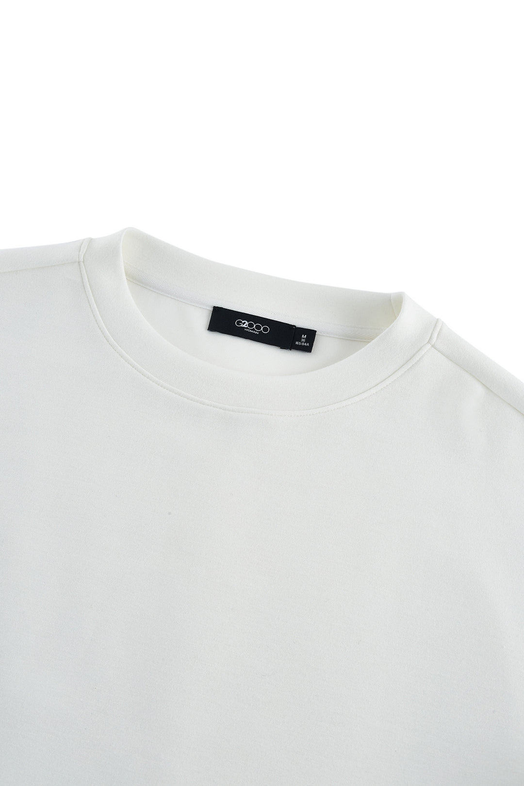 圓領長袖切駁衫