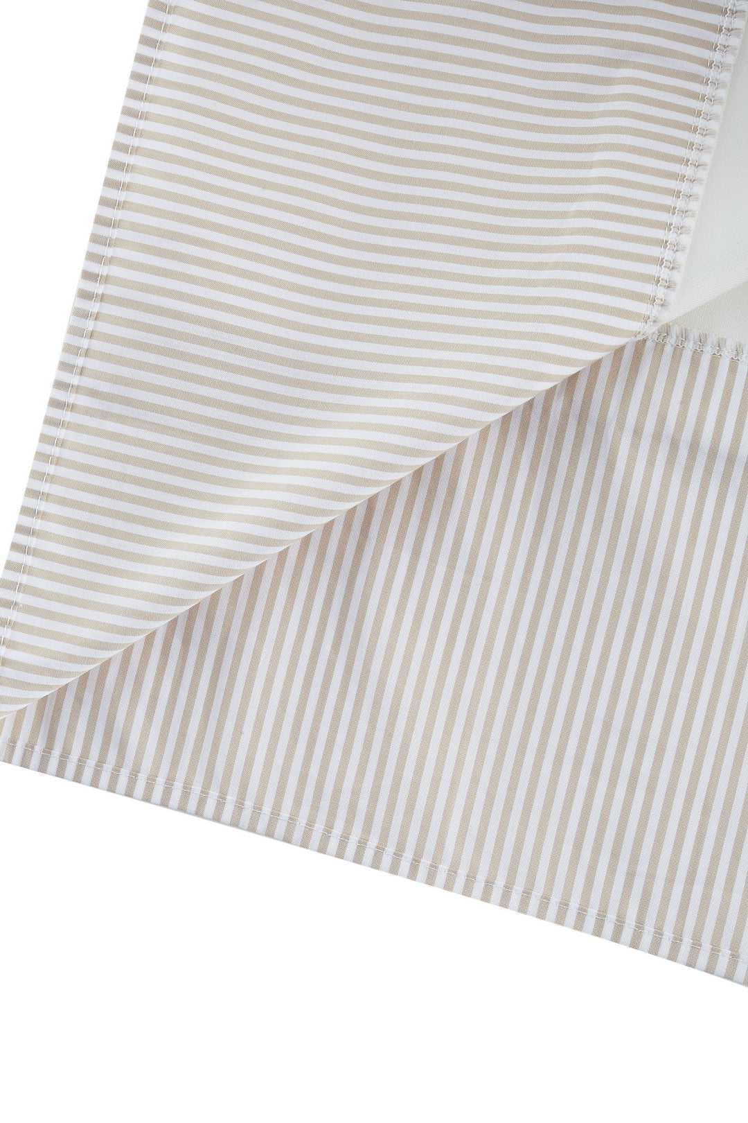 圓領長袖切駁衫