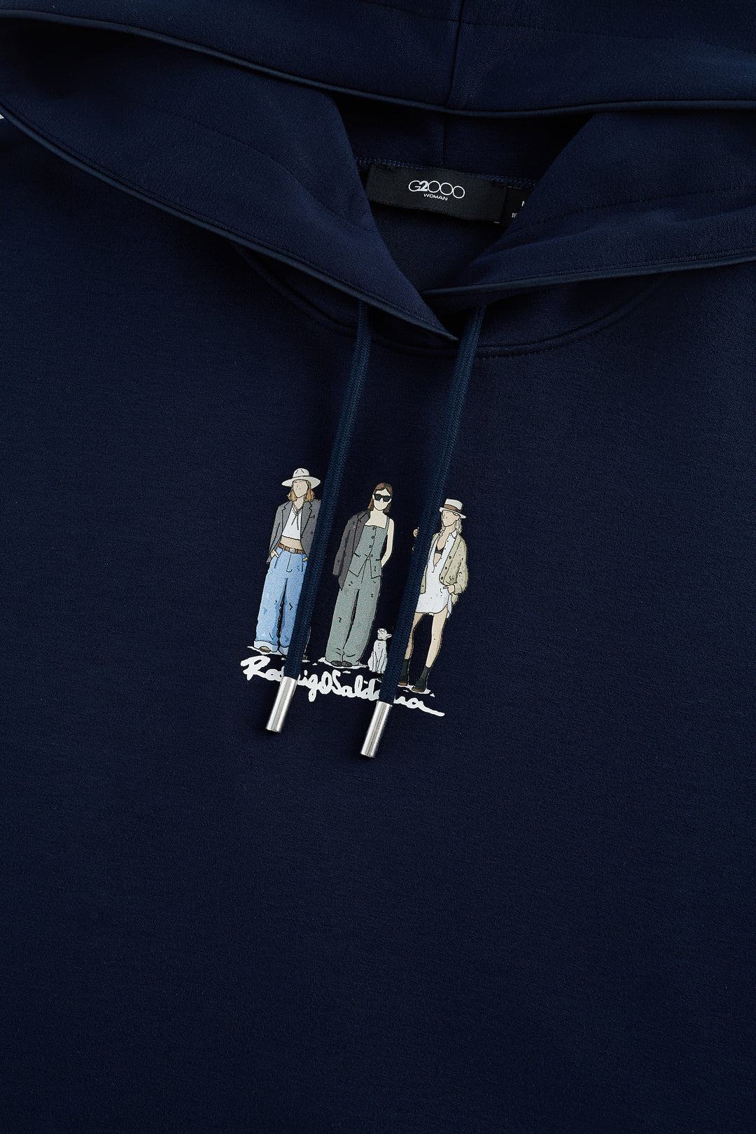 G2000 X Rodrigo Saldana 連帽切駁衫