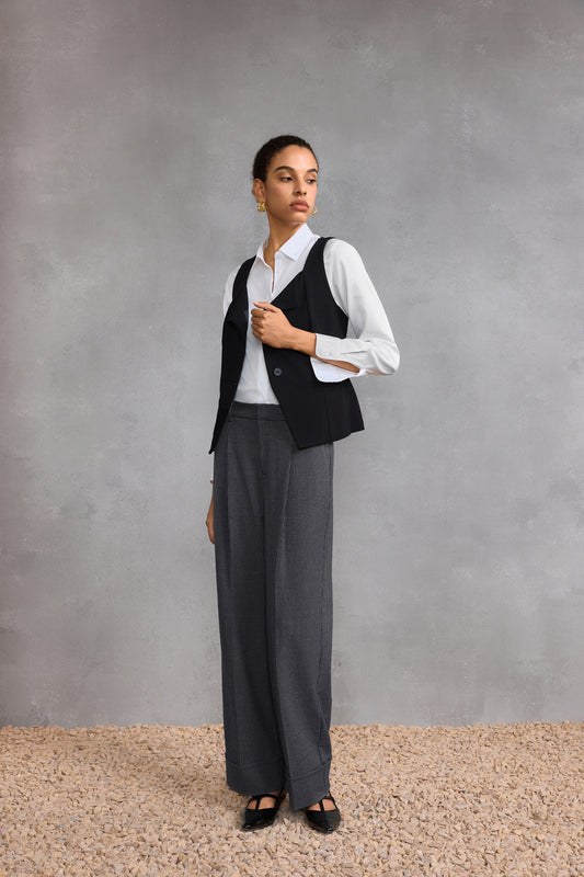 G2000 WOMAN-straight-leg-casual-pants-58262043-Grey