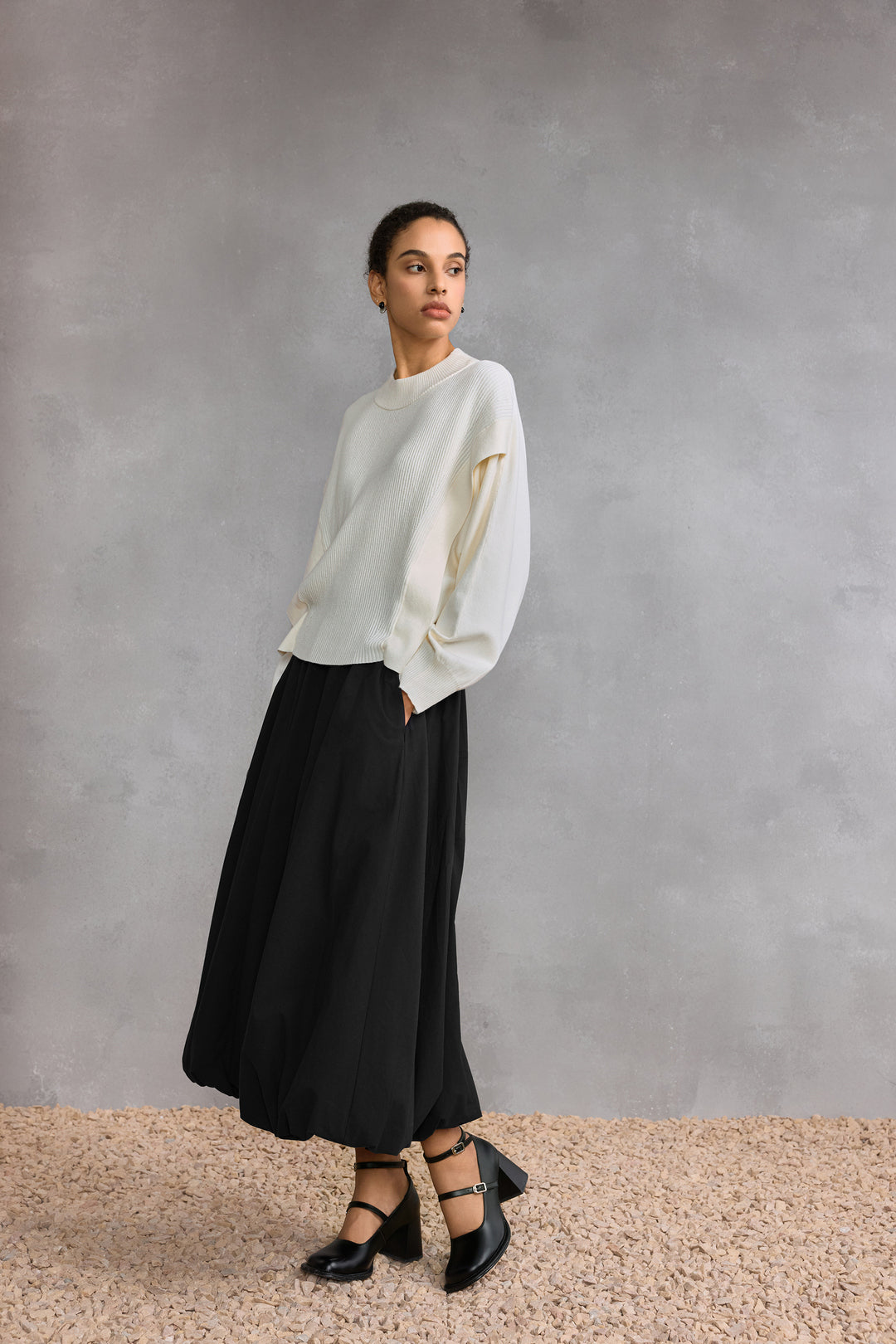 G2000 WOMAN-cotton-casual-skirt-58263700-Black