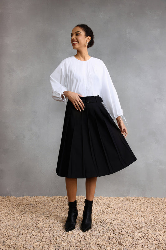 G2000 WOMAN-a-shape-casual-skirt-with-belt-58265622-Black