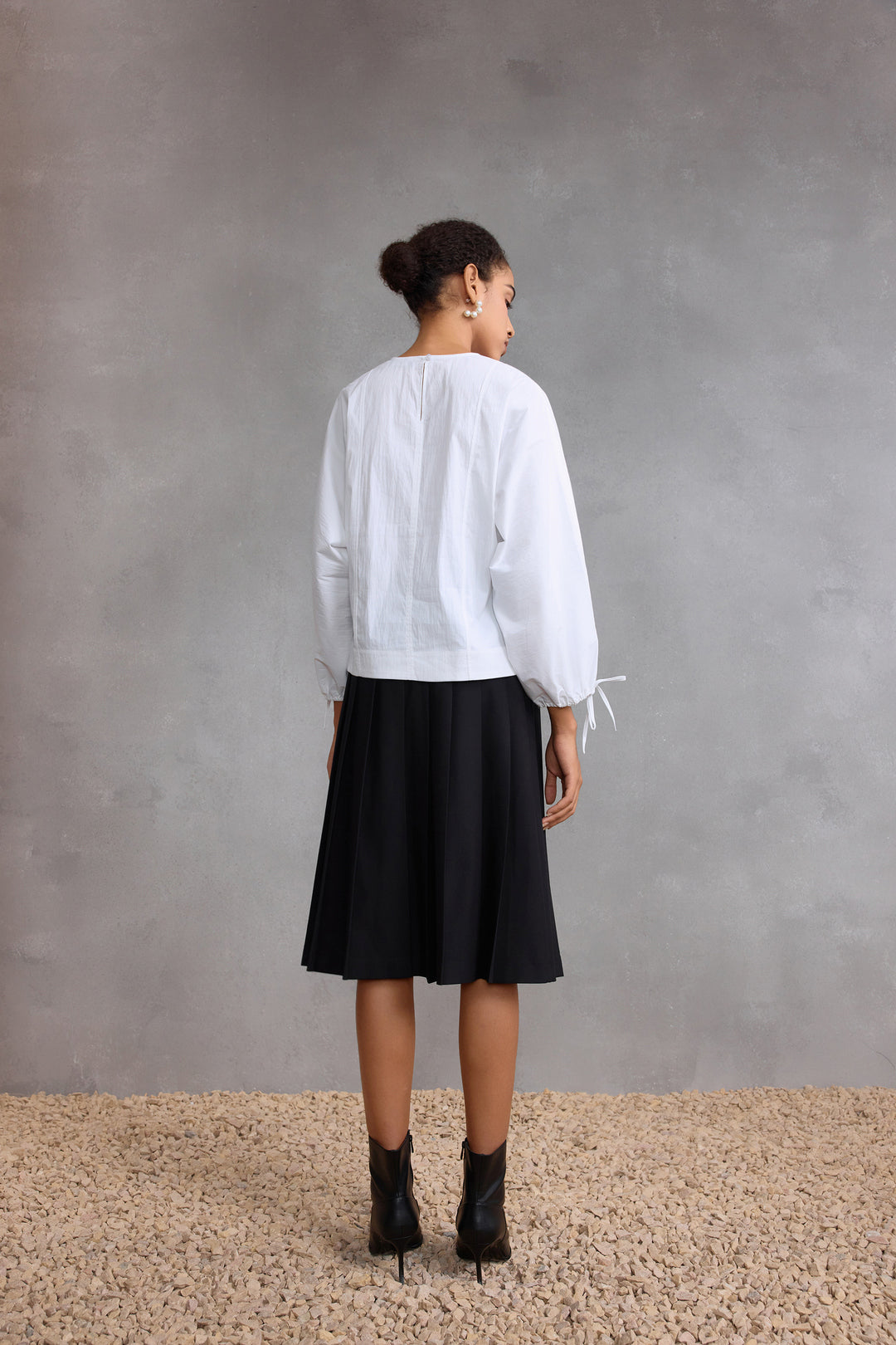 A字型半身裙(配腰帶)