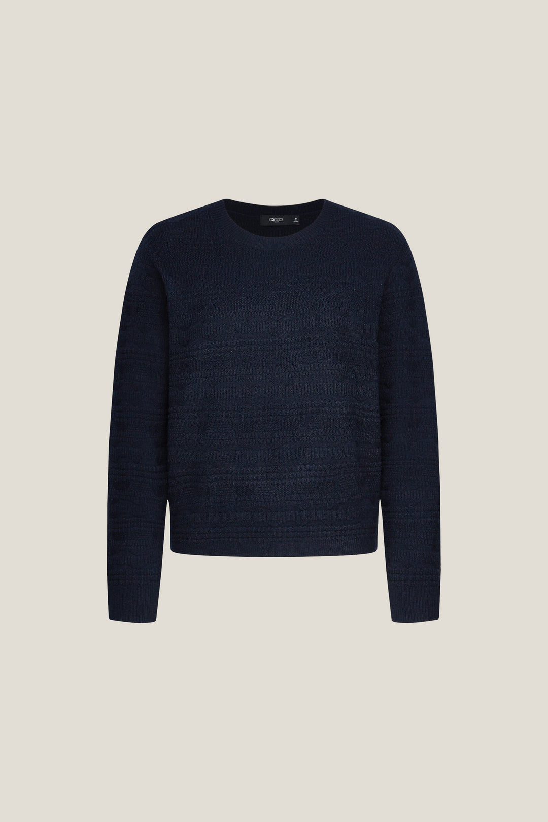 G2000 WOMAN-round-neck-long-sleeve-knit-sweater-58271041-Blue