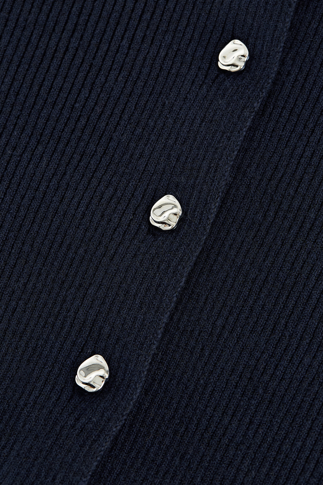 Round Neck Long Sleeve Cardigan