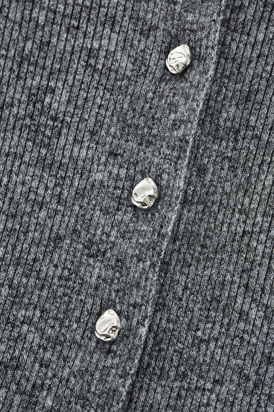 Round Neck Long Sleeve Cardigan