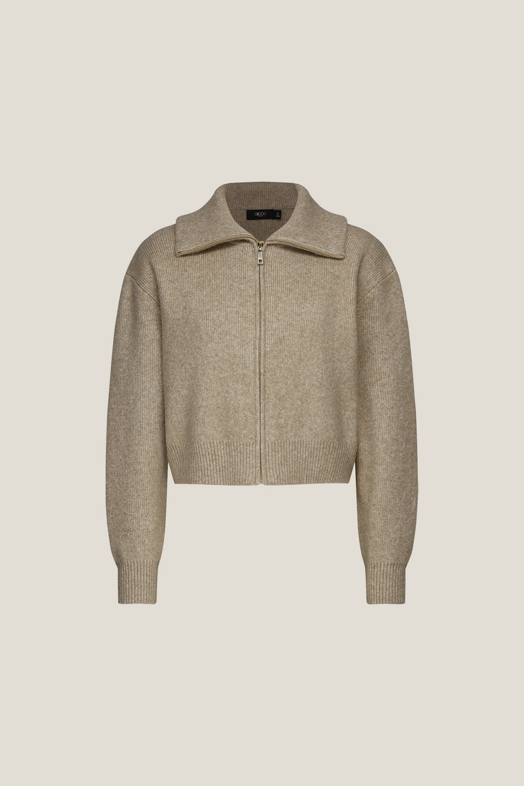 G2000 WOMAN-lapel-collar-long-sleeve-cardigan-58275301-Beige