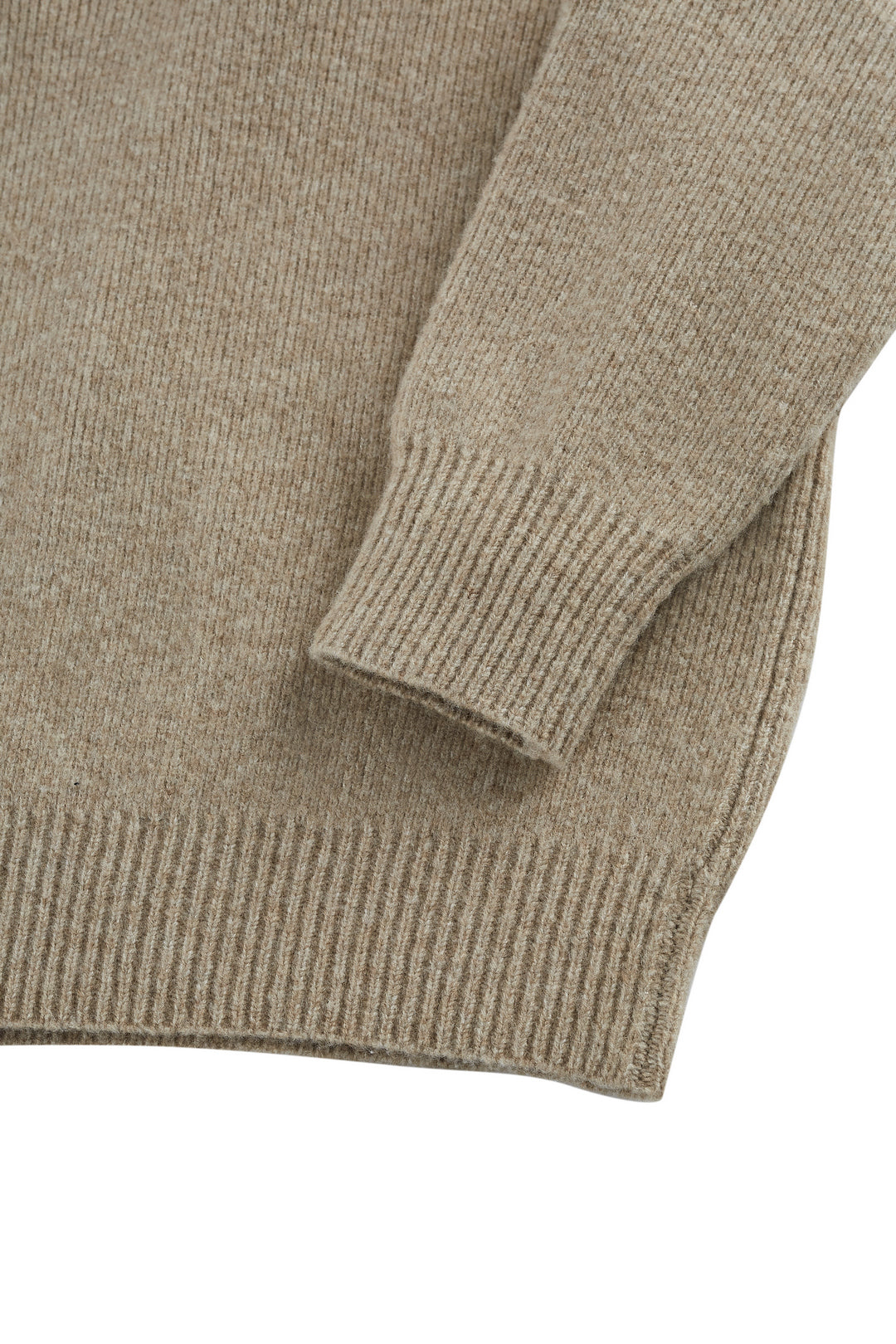 翻領長袖針織外套