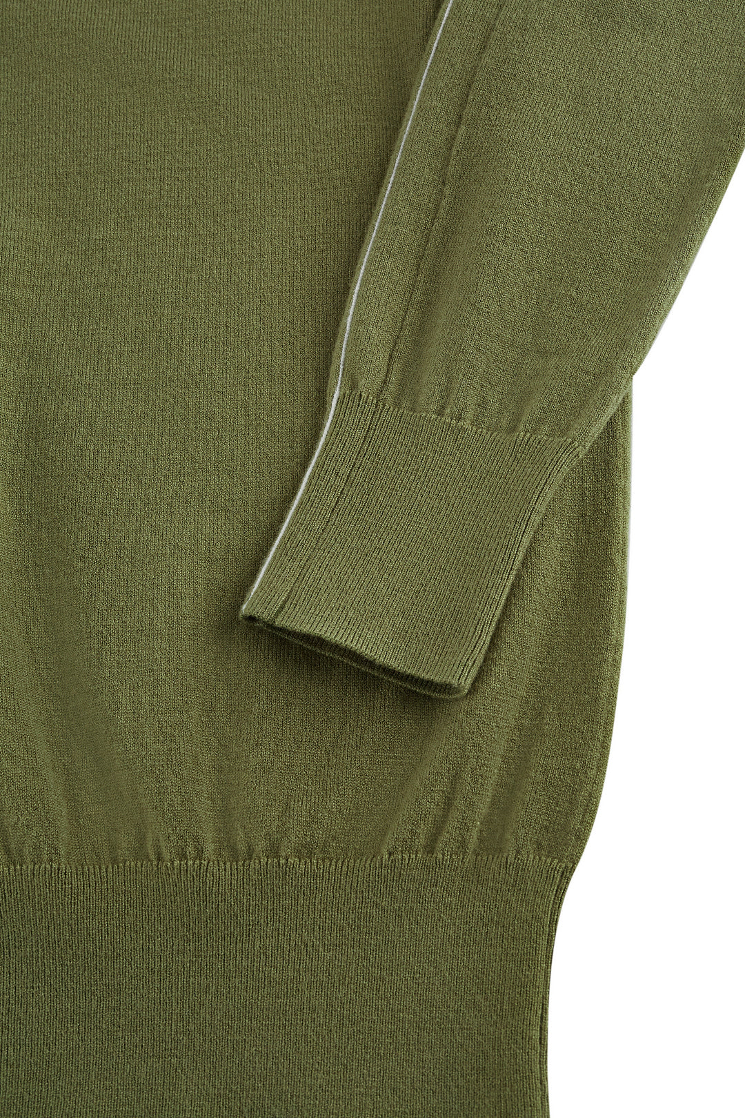 半高領長袖針織毛衣